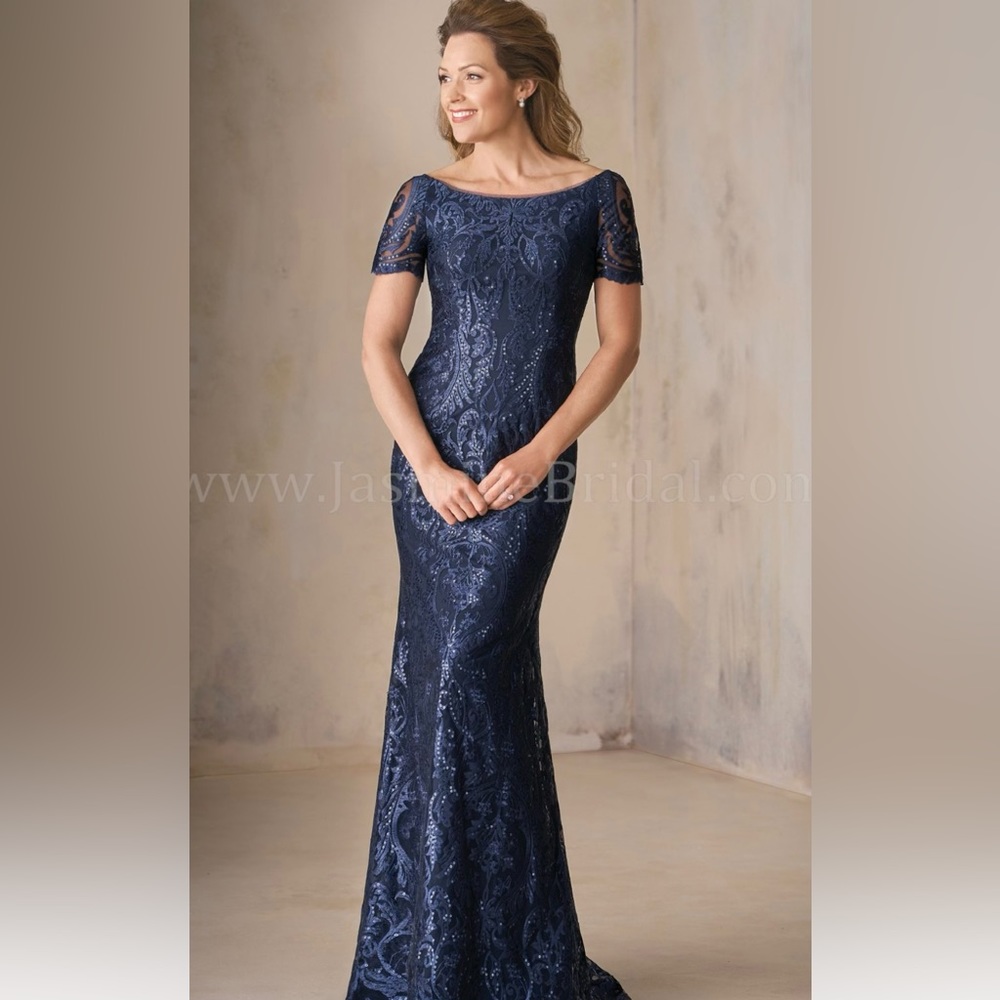 Gala Long Formal Gown worn once indoor wedding & cleaned.